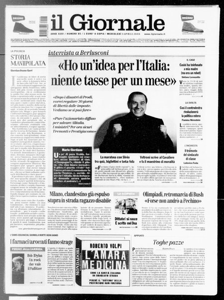 Il giornale : quotidiano del mattino